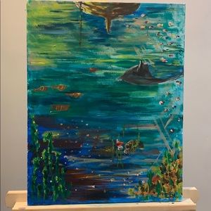 Wall art acrylic on canvas